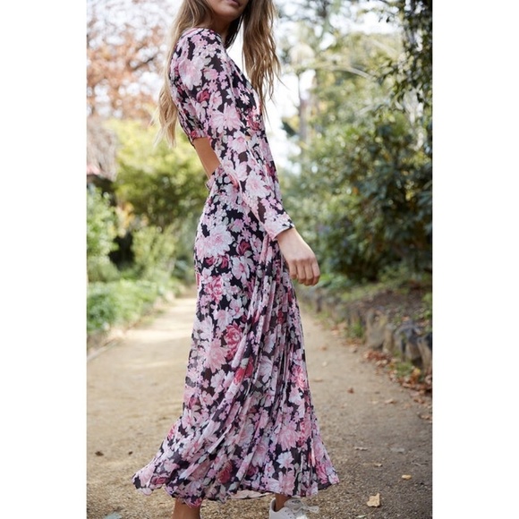 NWT Bardot Garden Floral Maxi Dress Rose Garden 10 - Picture 6 of 14
